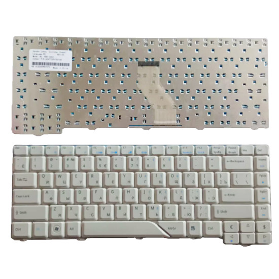 Acer 4710 4710Z 4712 4712G 4290 4720 4720G white Russian RU keyboard - main product image