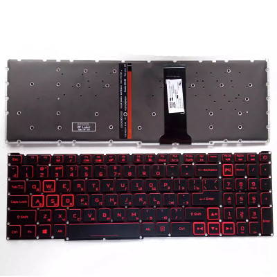 ACER AN515-54 AN515-55 AN515-43 AN715-51 N18C3 N18C4 N18I2 N18I3 red backlit Russian RU keyboard