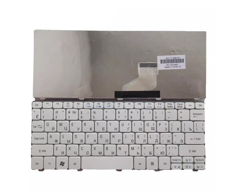 ACER D255 D256 D257 D260 D270 D271 N55C ZH9 ZE6 E35 white Russian RU keyboard