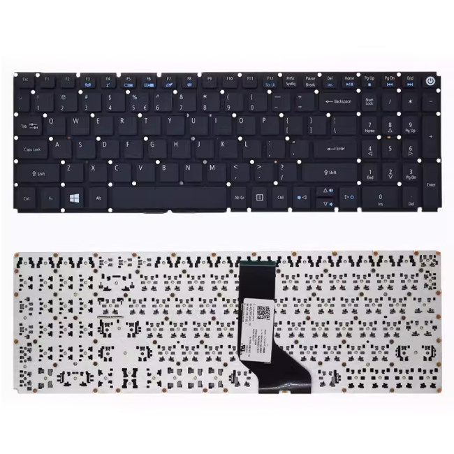 Acer E5-575 E5-576 E5-722 E5-772 E5-774 F5-572 F5-573 blue word US keyboard OEM - main product image