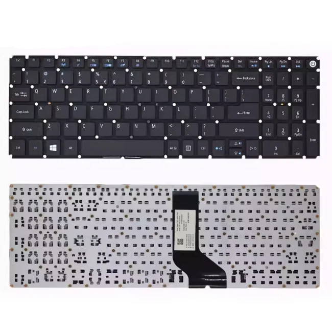 Acer E5-575 E5-576 E5-722 E5-772 E5-774 F5-572 F5-573 blue word US keyboard original - main product image