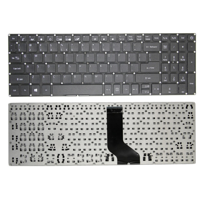 Acer E5-575 E5-576 E5-722 E5-772 E5-774 F5-572 F5-573 white word US keyboard - main product image