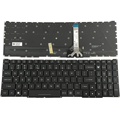 Acer Predator Helios Neo 16, N22Q22, PHN16-71, PHN16-72, black backlit US keyboard - main product image