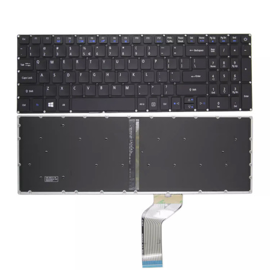 Acer VN7-571 VN7-572 VN7-591 VN7-592 VN7-791 VN7-792 K50-20 ES1-572 backlit US keyboard - main product image