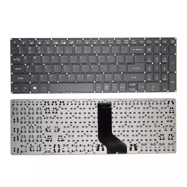 Acer VN7-571 VN7-572 VN7-591 VN7-592 VN7-791 VN7-792 K50-20 ES1-572 white word US keyboard - main product image