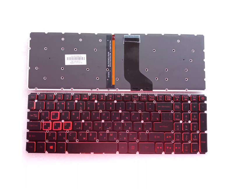 ACER VX15 AN515-51 AN515-52 AN515-53 N16C7 N17C1 N17C7 VX5-591G red backlit Russian RU keyboard