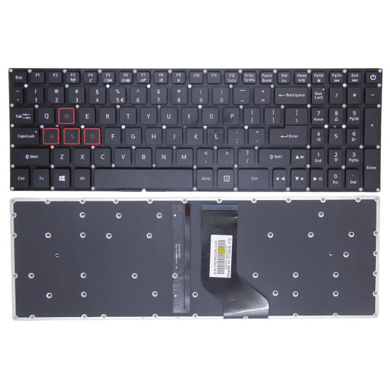 Acer VX5-793 VX5-591G VN7-593 G3-571 G3-572 G3-573 red 32pin backlit US keyboard - main product image