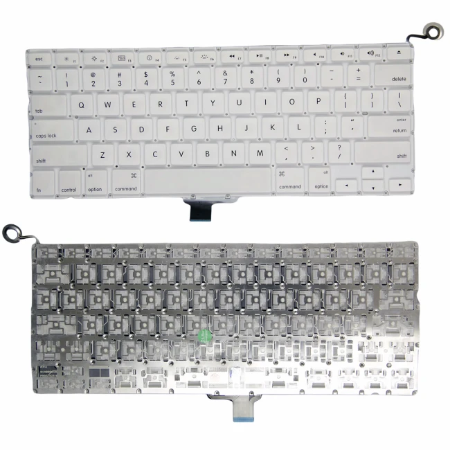 Apple macbook A1342 white US keyboard - main product image