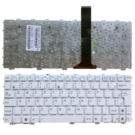 Asus 1015 1015P 1015PE 1025 X101H X101CH white Brazilian BR keyboard - main product image