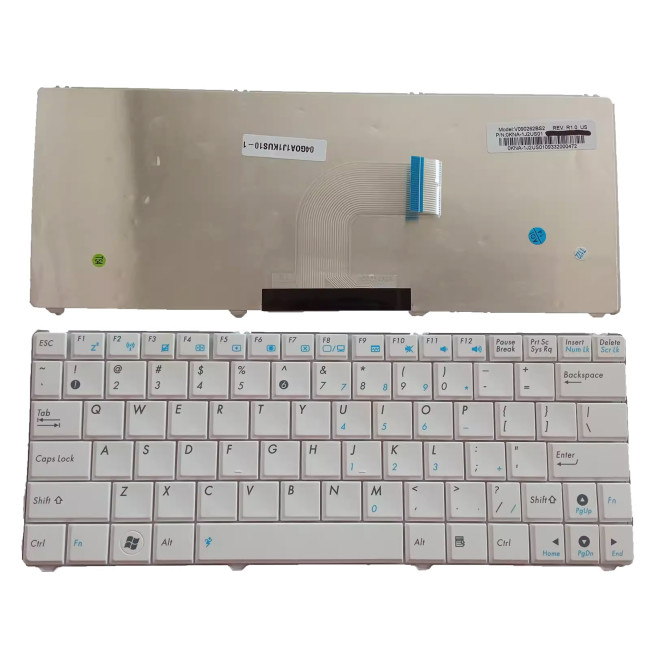 Asus 1101HA N10 N10J N10E N10JB N10JC N10VN N10A white US keyboard - main product image