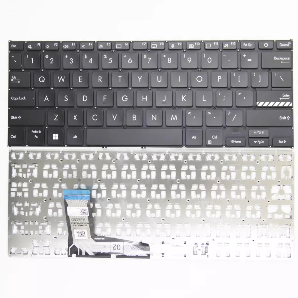 Asus 14 Pro VivoBook14 X1402 M1402 X1403Z X1402Z black US keyboard - main product image