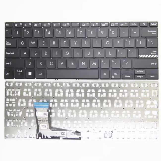 Asus 14 Pro VivoBook14 X1402 M1402 X1403Z X1402Z black US keyboard - main product image