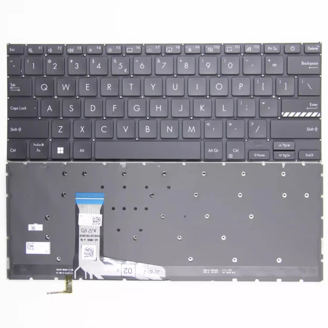 Asus 14 Pro VivoBook14 X1402 M1402 X1403Z X1402Z black backlit US keyboard - main product image