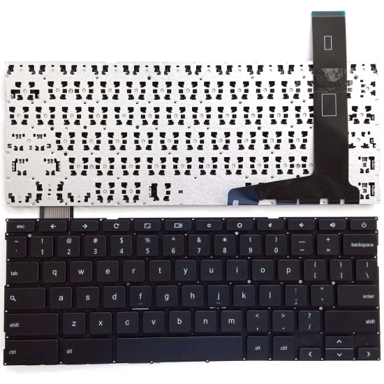 Asus Chromebook C201, C201P, C201PA, C202, C202S, C202SA, C202SA-YS01, US keyboard black - main product image