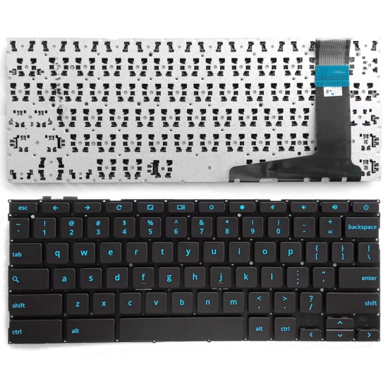 Asus Chromebook C201, C201P, C201PA, C202, C202S, C202SA, C202SA-YS01, US keyboard blue - main product image