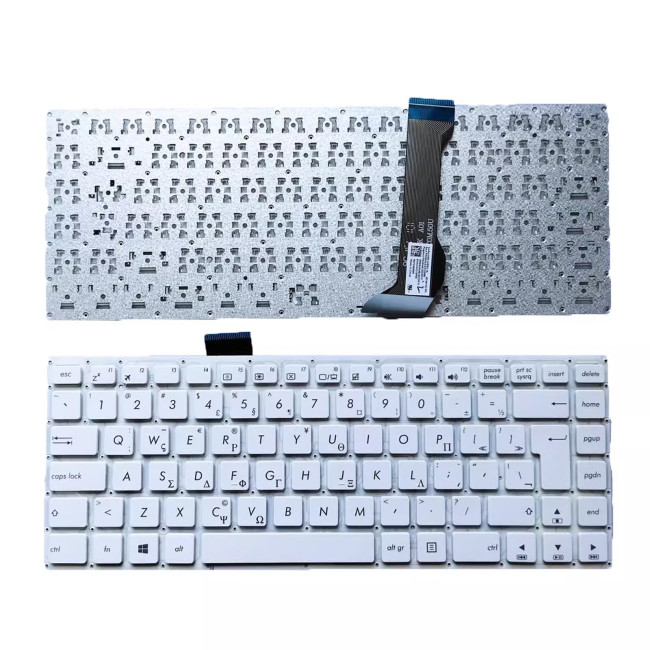 Asus E402 E402M E402MA E402SA E402S E403SA white Greek GK keyboard - main product image
