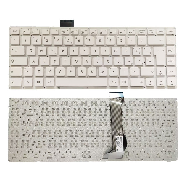 Asus E402 E402M E402MA E402SA E402S E403SA white Italian IT keyboard - main product image