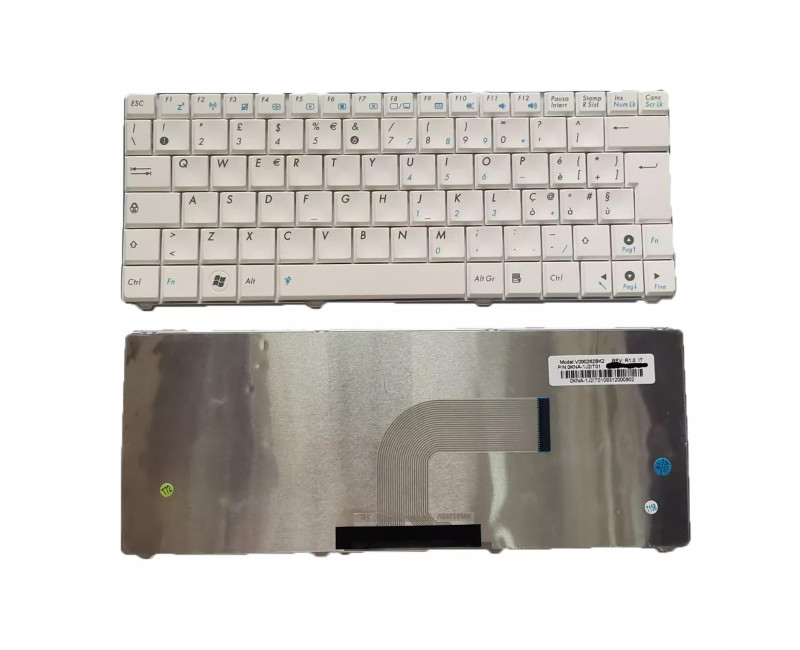 ASUS Eeepc 1101HA N10 N10J N10E N10JB N10JC N10VN N10VA white Italian IT keyboard - additional view 