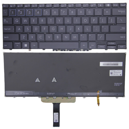Asus ExpertBook B5, B5402, B5402F, B5402C, deep gray backlit US keyboard - main product image