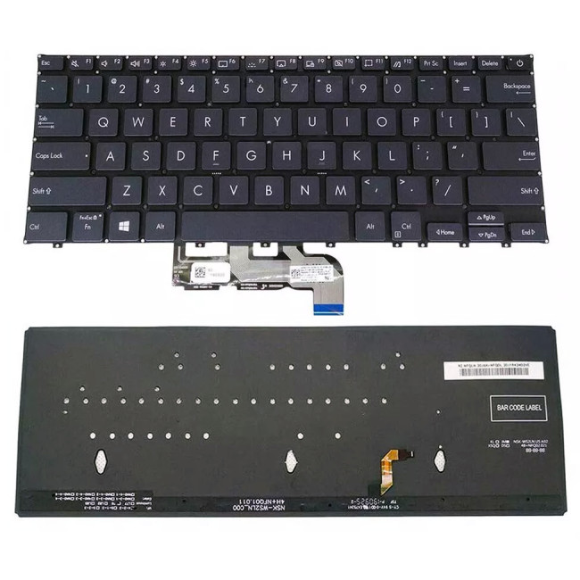 Asus ExpertBook B9 B9450, B9450F, B9450FA, black backlit US keyboard - main product image