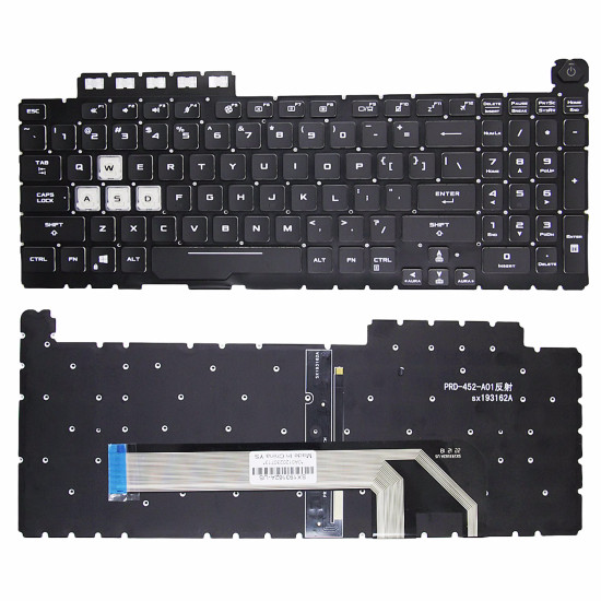 Asus FA506H FX506 FX706L FA706 black backlit US keyboard high copy - main product image