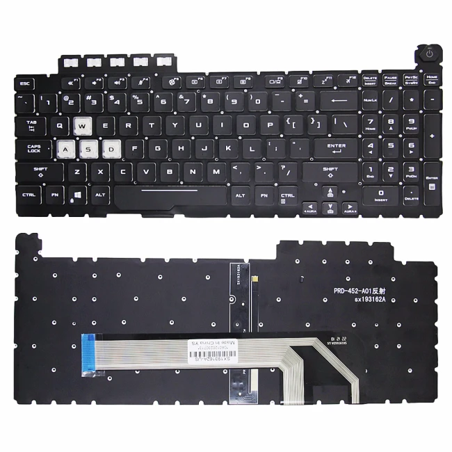 Asus FA506H FX506 FX706L FA706 black backlit US keyboard high copy - main product image