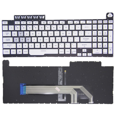 Asus FA506H, FX506, FX706L, FA706, white backlit US keyboard high copy