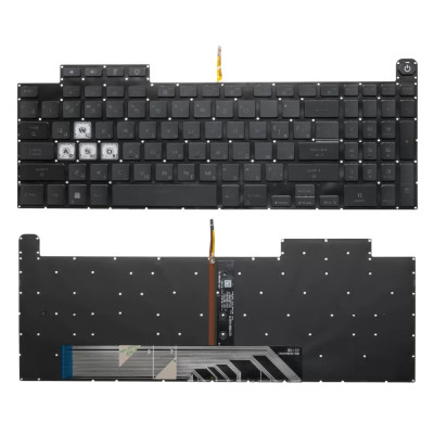 ASUS FA507 FX507 FX707 FX517 GA507 black RGB backlit Russian RU keyboard