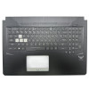 Asus FX705, FX705D, FX705DD, FX705DU, FX705DT, FX705DY, backlit US keyboard palmrest Dual Air outlet
