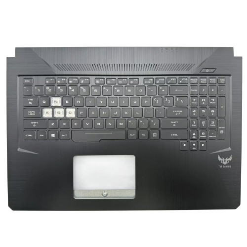 Asus FX705, FX705D, FX705DD, FX705DU, FX705DT, FX705DY, backlit US keyboard palmrest Dual Air outlet - main product image