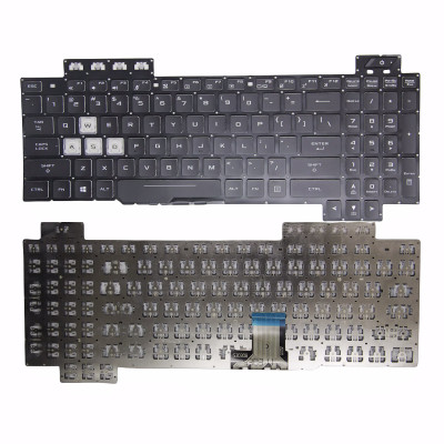 Asus FX80, FZ80, ZX80, GL703G, FX86, FX80S, FX504, FX505, FX95, FX705, black US keyboard
