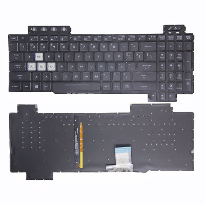 Asus FX80, FZ80, ZX80, GL703G, FX86, FX80S, FX504, FX505, FX95, FX705, black backlit US keyboard