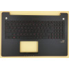 Asus G550 G550JK N550 red backlit Thai TI keyboard palmrest 90NB04L3-R31TA0