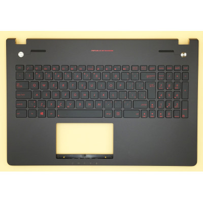 ASUS G56 N56 N56VM red Slovak SK backlit keyboard palmrest 90NB03Z3-R31SK0