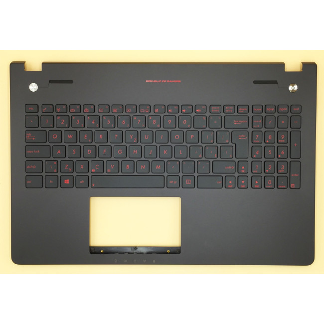 Asus G56 N56 N56VM red Slovak SK backlit keyboard palmrest 90NB03Z3-R31SK0 - main product image