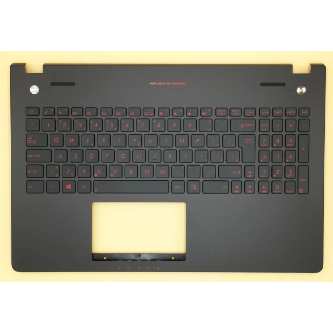 Asus G56 N56 N56VM red Slovak SK backlit keyboard palmrest 90NB03Z3-R31SK0 - main product image