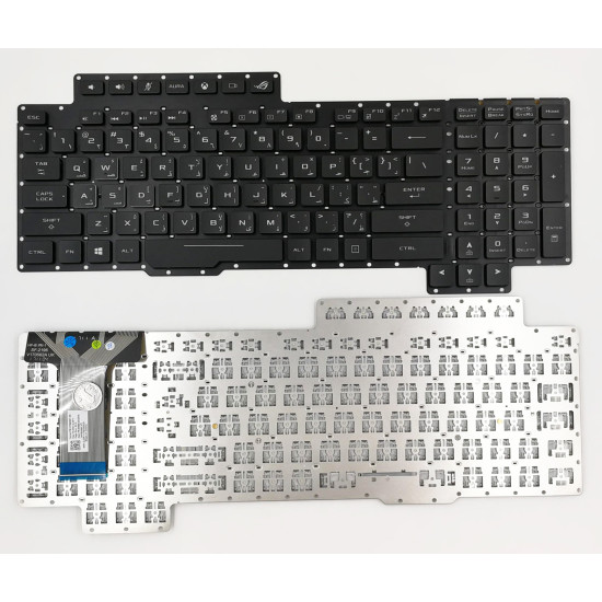 Asus G703, G703V, G703, G703VI, G703GL, RGB backlit Arabic AR keyboard 0KNB0-E612AR00 - main product image