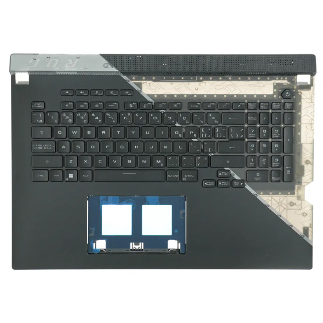 Asus G733ZX-2S G733ZX RGB backlit Canadian French CF keyboard palmrest - main product image