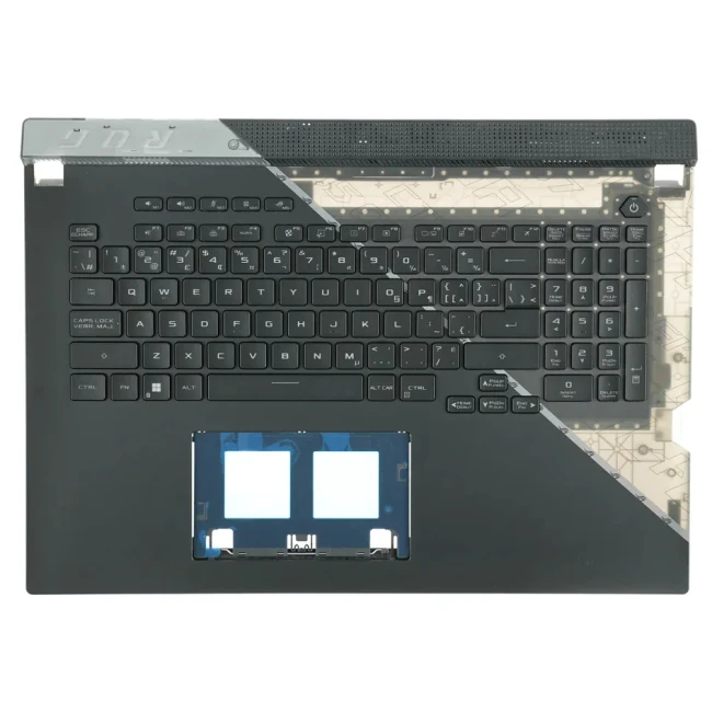 Asus G733ZX-2S G733ZX RGB backlit Canadian French CF keyboard palmrest - main product image