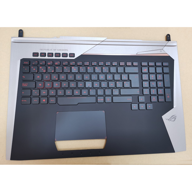 Asus G752 G752VM G752VS backlit Belgian BE keyboard palmrest 90NB0D61-R30BE0 - main product image