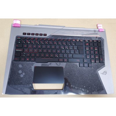 ASUS G752 G752VM G752VS backlit Canadian French CF keyboard palmrest 90NB0D71-R30CB0