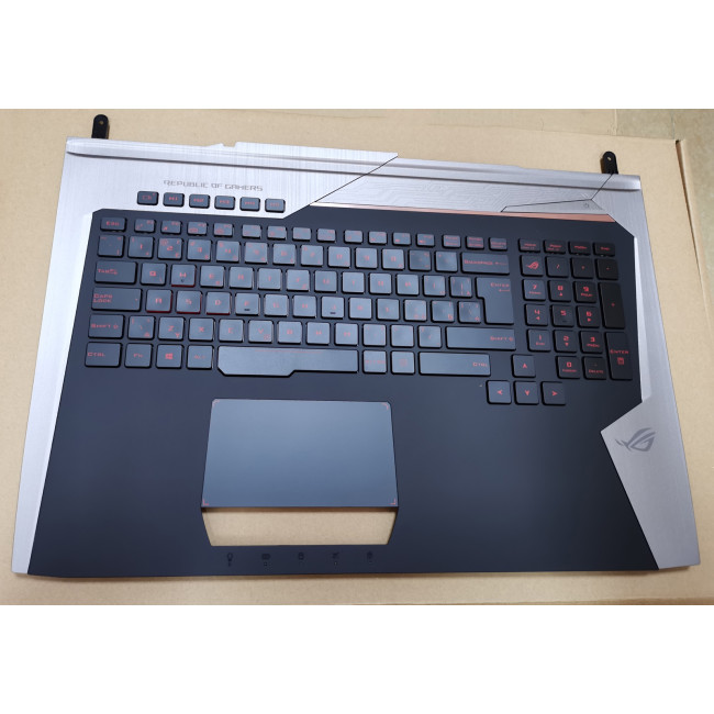 Asus G752 G752VM G752VS backlit Czech Slovak keyboard palmrest 90NB0D61-R30CS0 90NB0D71-R30CS0 - main product image