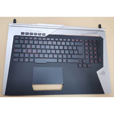 Asus G752, G752VM, G752VS, backlit Greek GK keyboard palmrest 90NB0D71-R30GR0