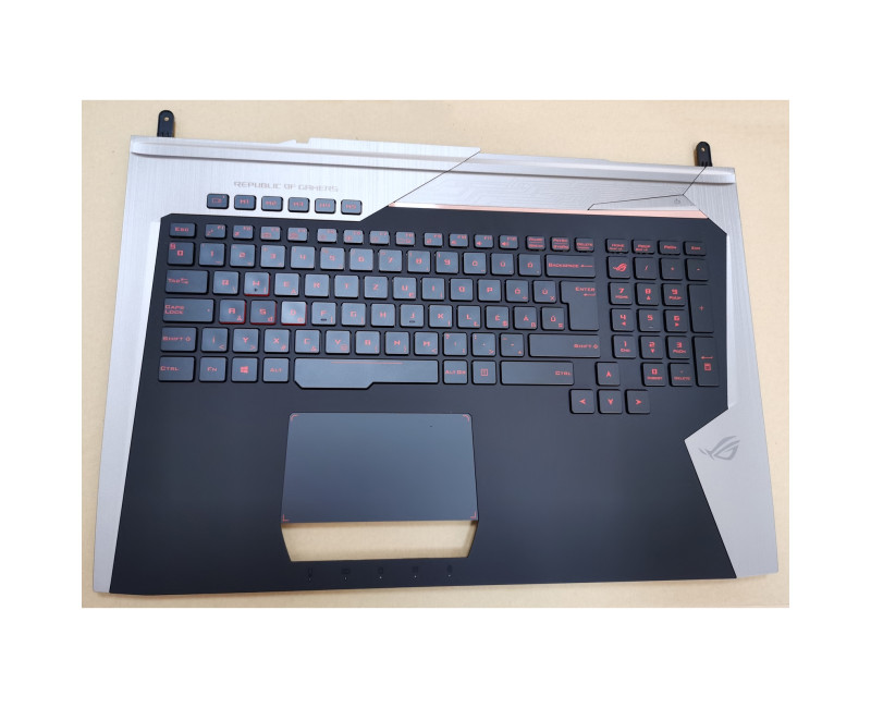 Asus G752 G752VM G752VS backlit Hungarian HU keyboard palmrest 90NB0D61-R30HU0 - additional view 
