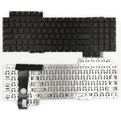 ASUS G752 S6700 S6820 G752V G752VS GFX72V red backlit Arabic AR keyboard 0KNB0-E610AR00