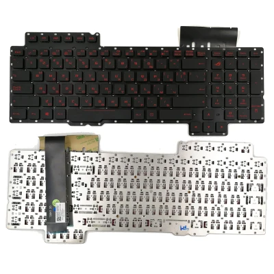Asus G752 S6700 S6820 G752V G752VS GFX72V red backlit Bulgarian BG keyboard 0KNB0-E610BG00