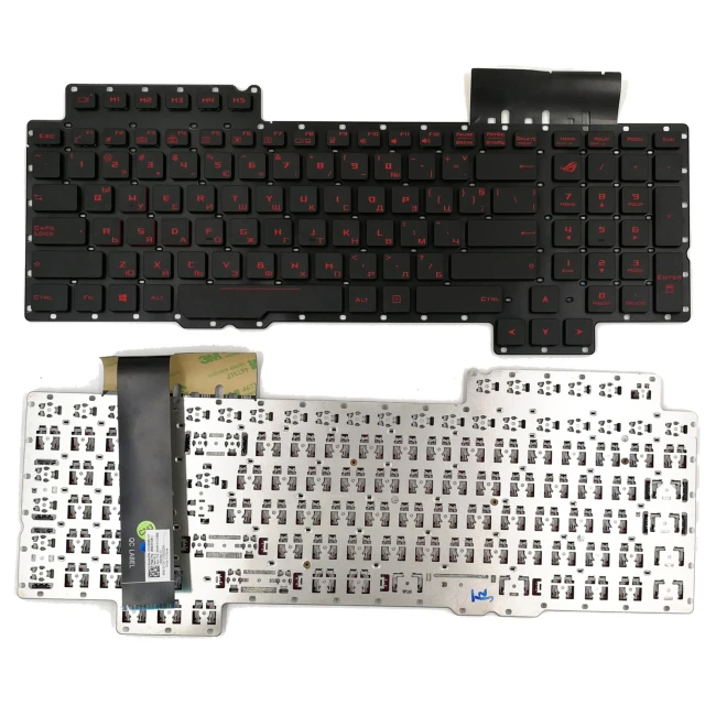 Asus G752 S6700 S6820 G752V G752VS GFX72V red backlit Bulgarian BG keyboard 0KNB0-E610BG00 - main product image