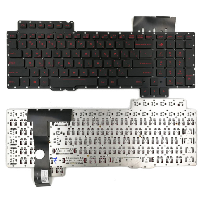Asus G752 S6700 S6820 G752V G752VS GFX72V red backlit Farsi FS keyboard 0KNB0-E610FS00 - main product image