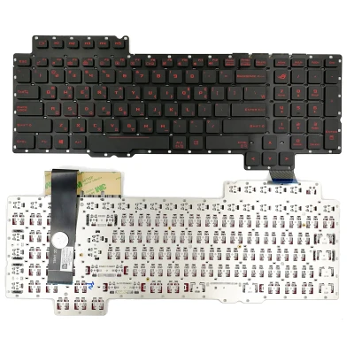 Asus G752 S6700 S6820 G752V G752VS GFX72V red backlit Korean KR keyboard 0KNB0-E610KO00