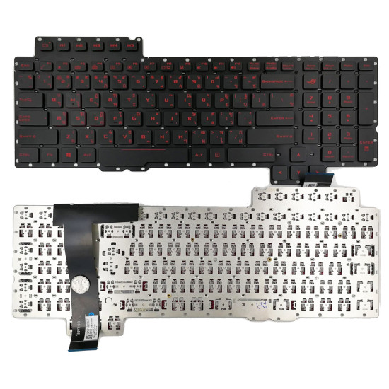 Asus G752 S6700 S6820 G752V G752VS GFX72V red backlit Thai TI TA keyboard 0KNB0-E610TA00 - main product image
